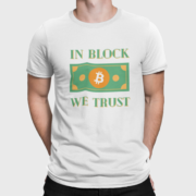 In Block We Trust T Shirt For Men White