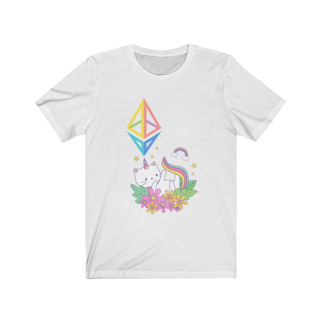 Ethereum Rainbow Kitties T-Shirt for Men 2 18542 8
