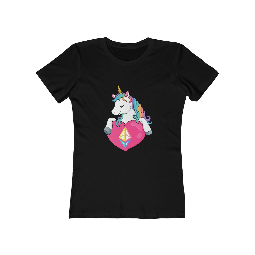 Ethereum Unicorn T-Shirt for Women 1 22620 13