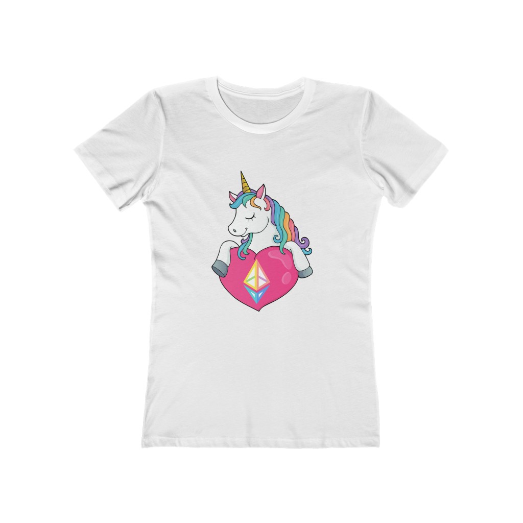 Ethereum Unicorn T-Shirt for Women 2 22764 13